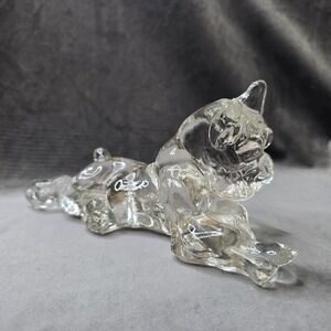 Boxer Dog Kenneth R Haley American Glass Figurine Great Dane Paperweight Vintage